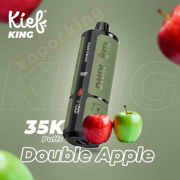 Kief King 35000 Puffs Disposable Vape – Double Apple