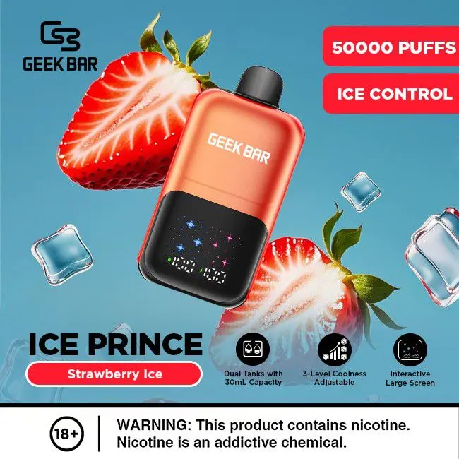 ice prince strawberry 5000 puffs